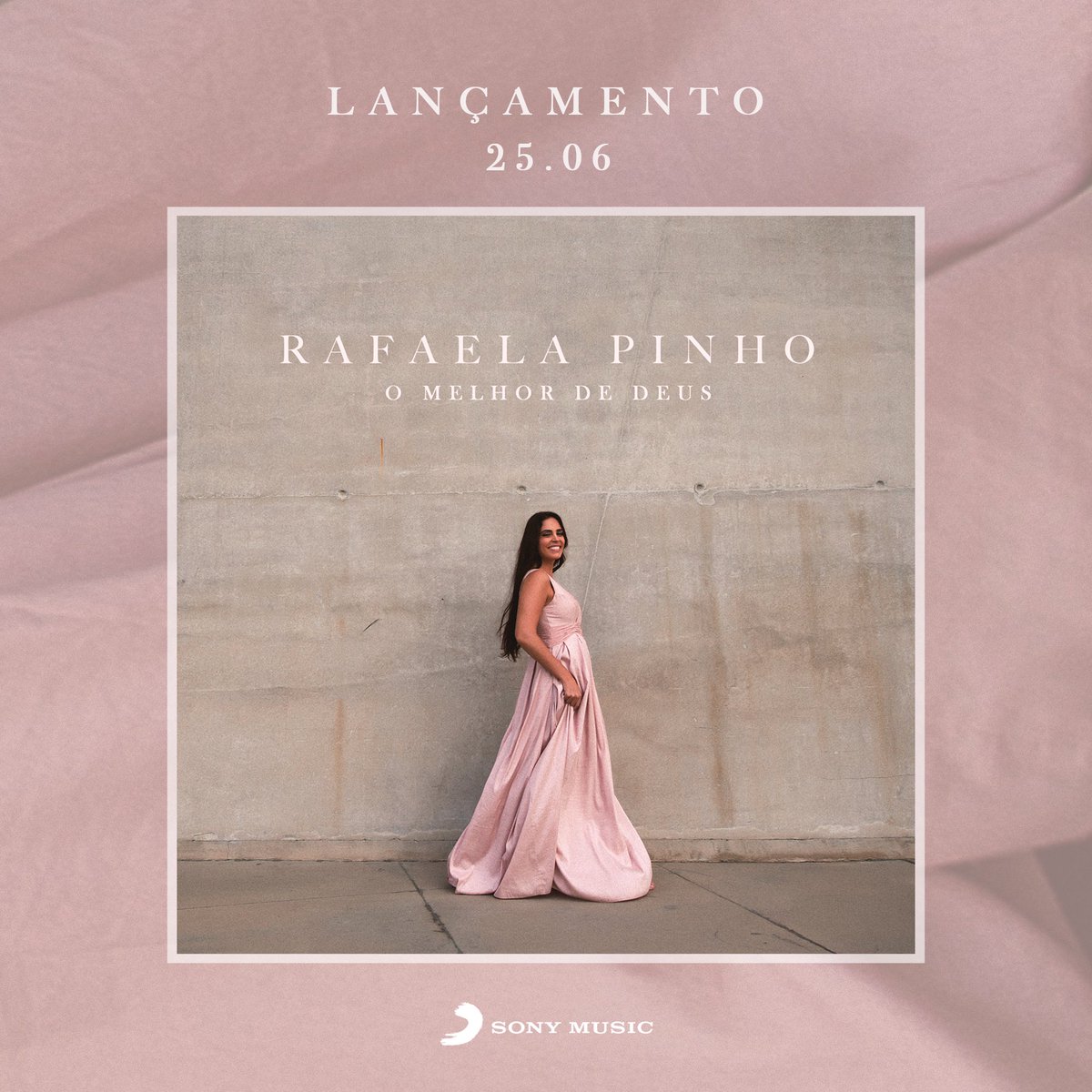 Esperei muitos anos pra gravar esse DVD 💗 dia 25.06 lança a 1ª música chamada “O melhor de Deus”. Faltam 6 dias :) conta para os amigos 💘