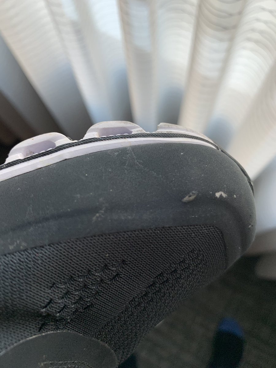 Brand new on running shoes for business trip to LA and stumbled at dodger game ripping the toe. Noooo. <a href="/on_running/">On</a>UK @on_running any tips to patch them up? #runonclouds