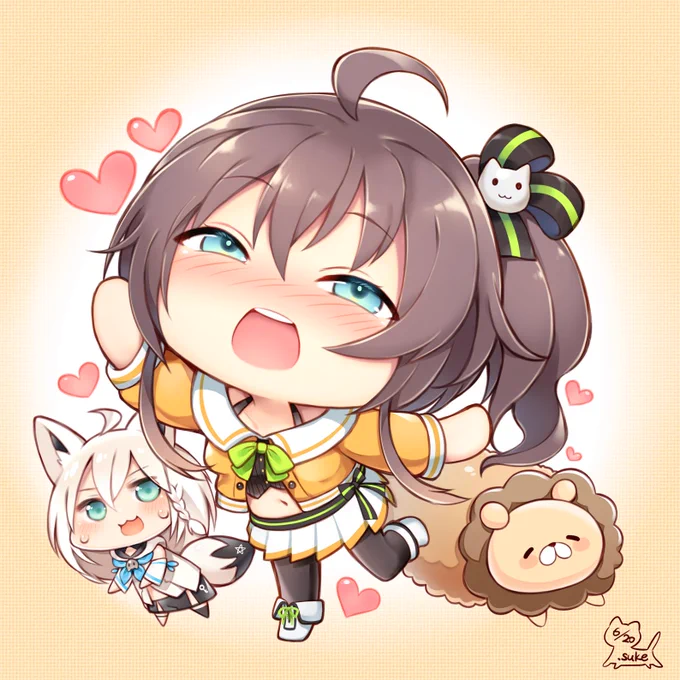 夏色まつりちゃんできた!夏コミグッズ用に描き起こしたイラストですよ～!あの表情めっちゃすこ( 'ω' )ノアクキーかステッカーで迷い中? #祭絵 
