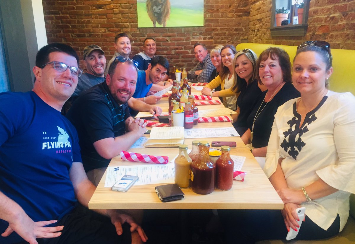MAugsback's tweet photo. Dinner with this incredible team! #selfcare #TISC2019 https://t.co/Tijp0QRsqL