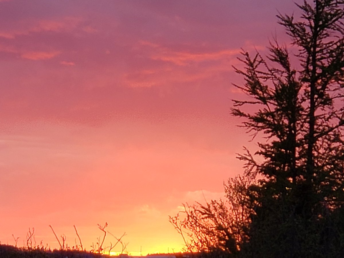 7612C's tweet photo. Many colors of tonight's sky.. https://t.co/xx1k8RFjyg