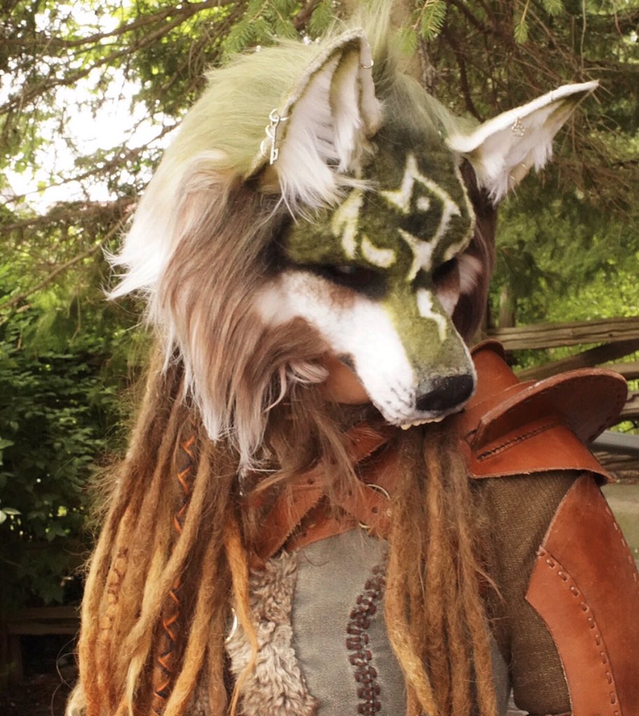 FoxxyFurends on X: My newest creation; The Link Wolf Mask