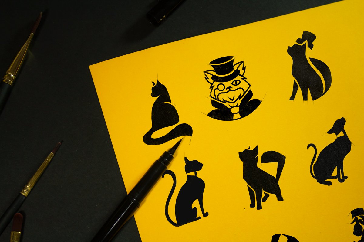 Cool kitty concepts for a high end clothing brand based in Panamá called "Rich Cat", this was a fashion and branding project we developed last year and we can't wait to show you.
Which one is your favorite? 
#branding #creative #process #icon #brand #graphicdesign #cat