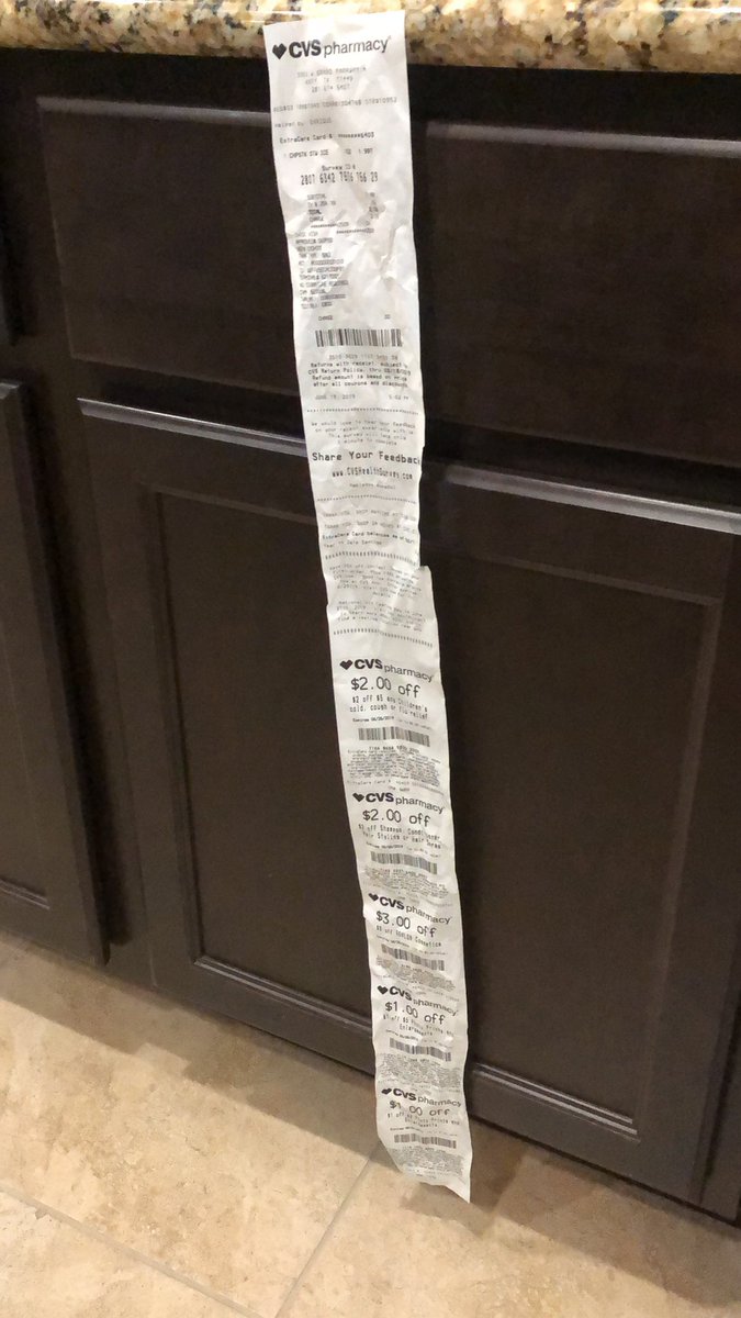 ThisRobinTweets's tweet image. Hey @cvspharmacy I stopped in today and bought chapstick. One stick. This is what I got in return. How many of these are printed each hour at all your stores? Is this necessary?? @CVSinAction get your 💩 together! The 1st R is the most important!! #ReduceReuseRecycle