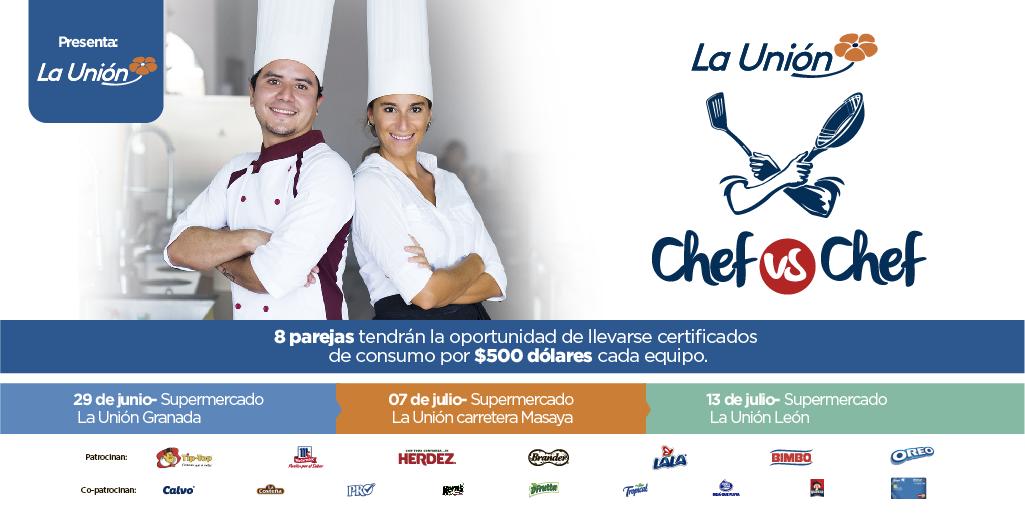 elnuevodiario's tweet photo. La Unión #chefvschef. ¿Ya estas participando? Llévate certificados de consumo por U$500 cada equipo. Sigue los pasos aquí:
https://t.co/pTXYXd2GAn https://t.co/gV2G49qCv8