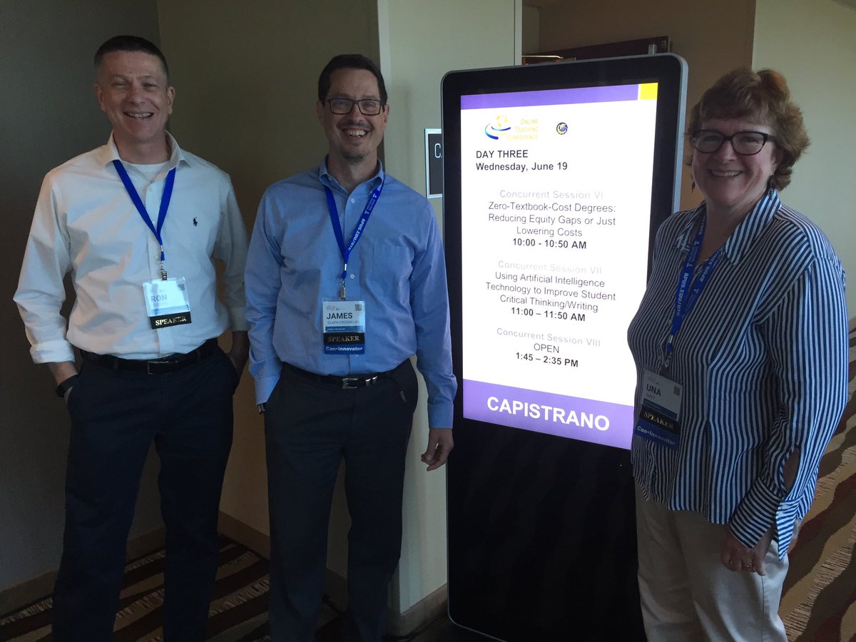 JGlapaGrossklag's tweet photo. It was great to co-present on #oer and #cccztc #cccotc19 with ⁦@unatdaly⁩ ⁦@RonOxfordWHCL⁩ ⁦@OER_Librarian⁩ https://t.co/LO03MKBQkI