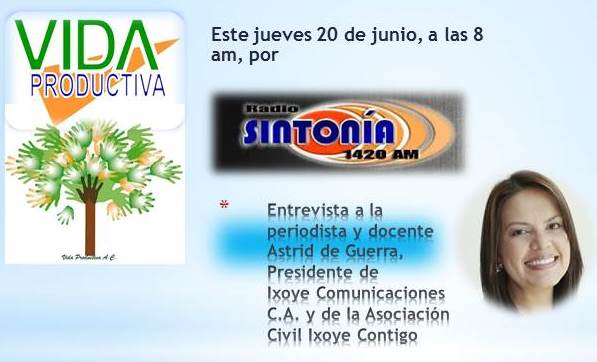 vidaproductivAC's tweet photo. Pueden sintonizar #VidaProductiva, este jueves 20, por @RSintonia1420am. @astridqueralesm @IxoyeComunica, con @iscamposano https://t.co/ctQOGaDulZ