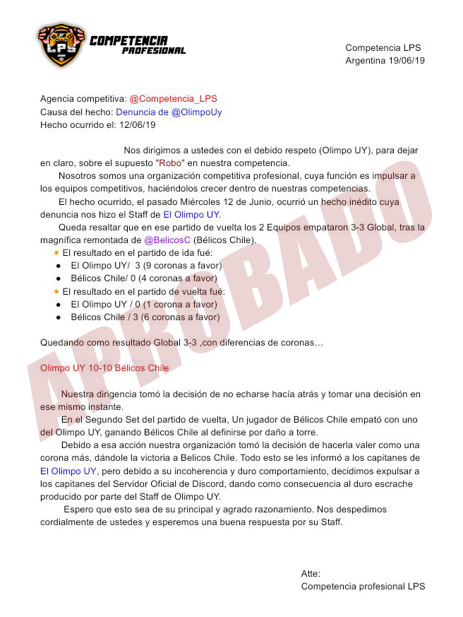 LO ACLARAMOS!! SOMOS UNA ORGANIZACIÓN SERIA ,CON DESICIONES EN MANO!! NO ROBAMOS A NADIE...

RESPUESTA A: <a href="/OlimpoUy/">El Olimpo uy ⚡</a>  a base de @BelicosC
