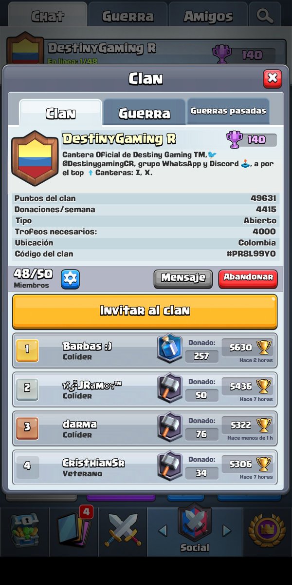 La familia Destiny Gaming👨‍👩‍👦‍👦
Tiene las puertas abiertas para todos aquellos que quieran pertenecer.
Les presentamos los clanes de la familia.