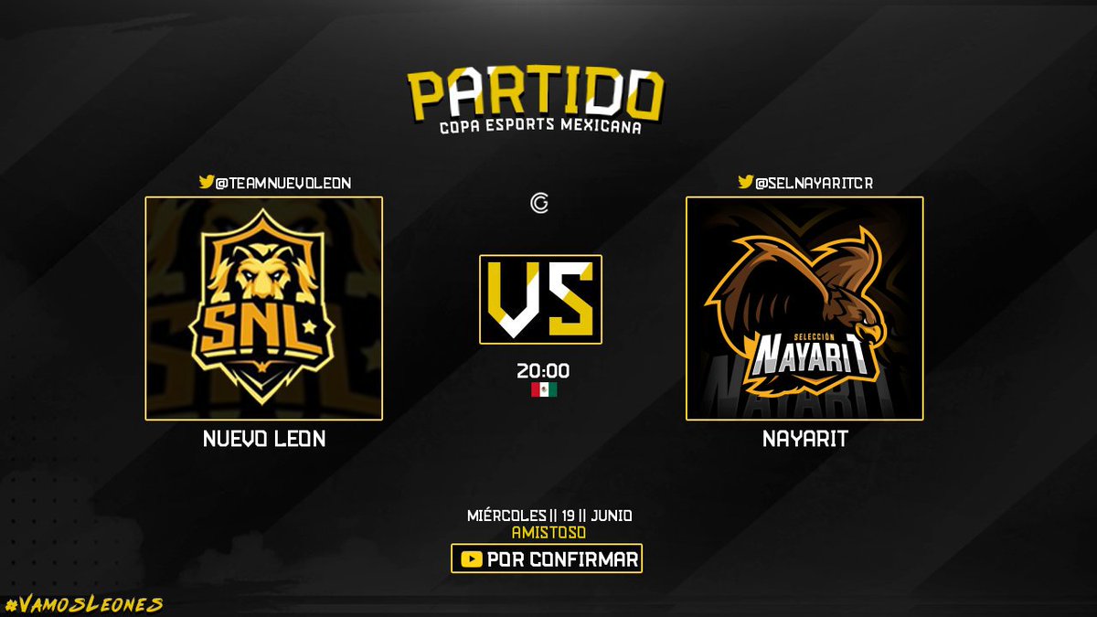 SelNuevoLeon's tweet photo. #CR | ¡Partido Amistoso! 💪

Hoy jugamos un partido amistoso en contra de @SelNayaritCR, buena suerte esta noche. 🦁🇲🇽

#VamosLeones #NuevoLeónOP https://t.co/ycGHcSnfB4