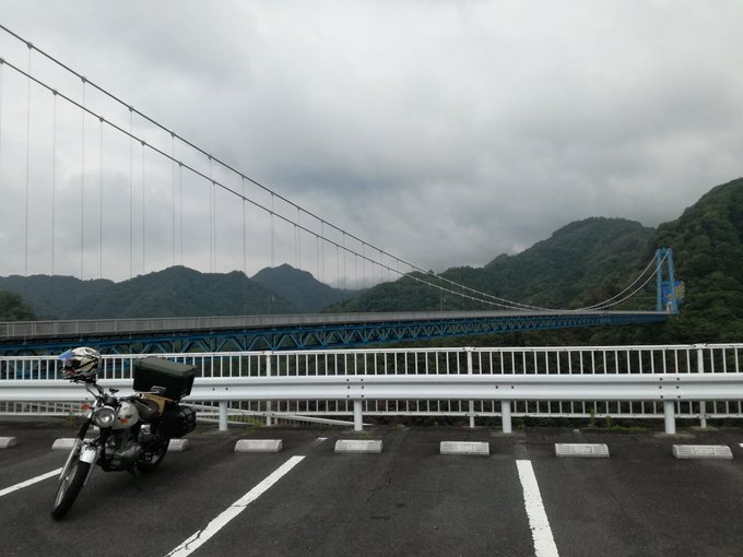 竜神大吊り橋。
本州1長い吊り橋らしい?
怖さは特に無い 