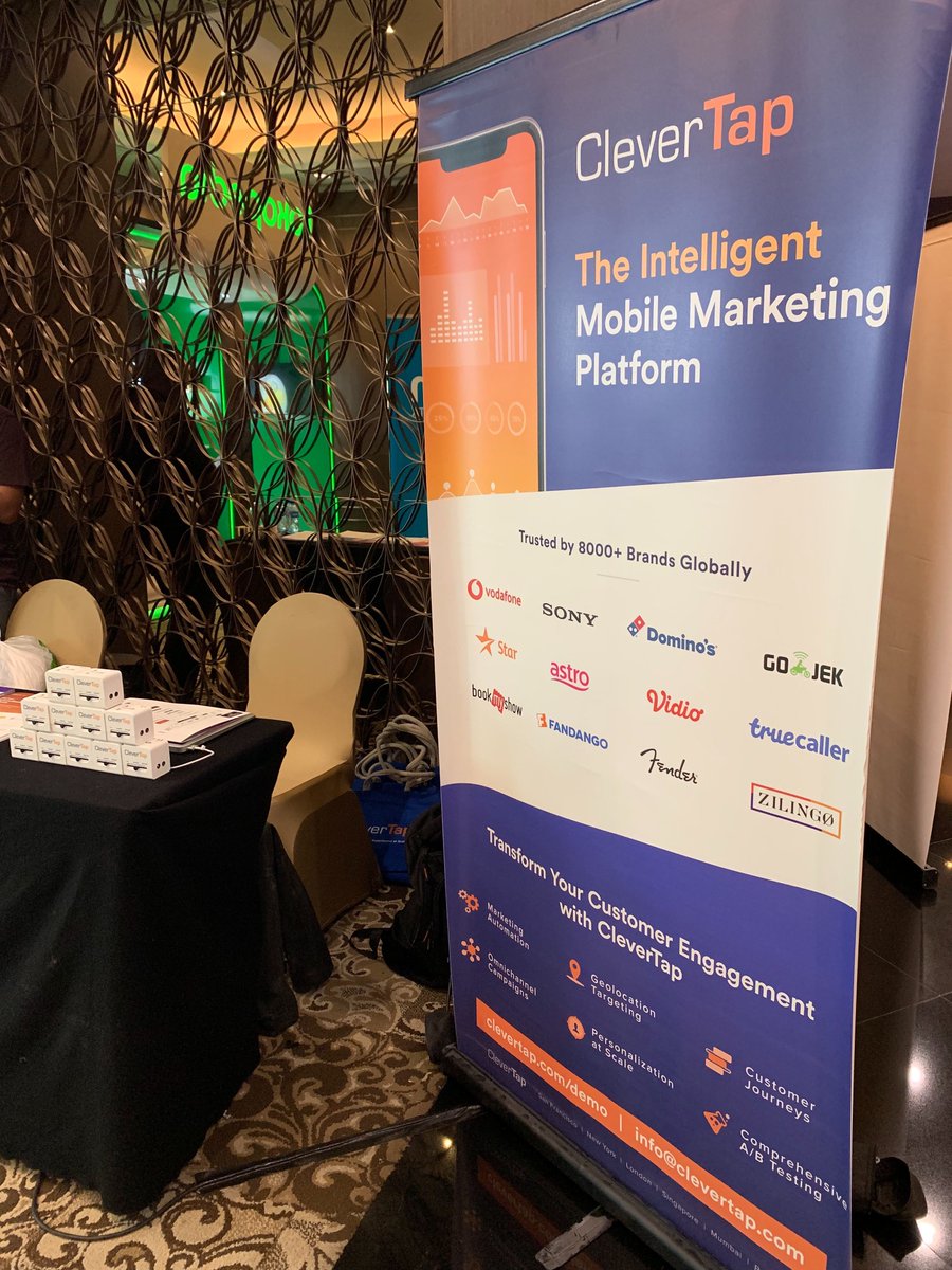 CleverTap's tweet photo. The energy at the #AnalyticsLeadersSummit in #Jakarta is amazing! If you are around meet the @CleverTap team and grab some of the amazing #swag we have for you! https://t.co/HdzFCYcZMj