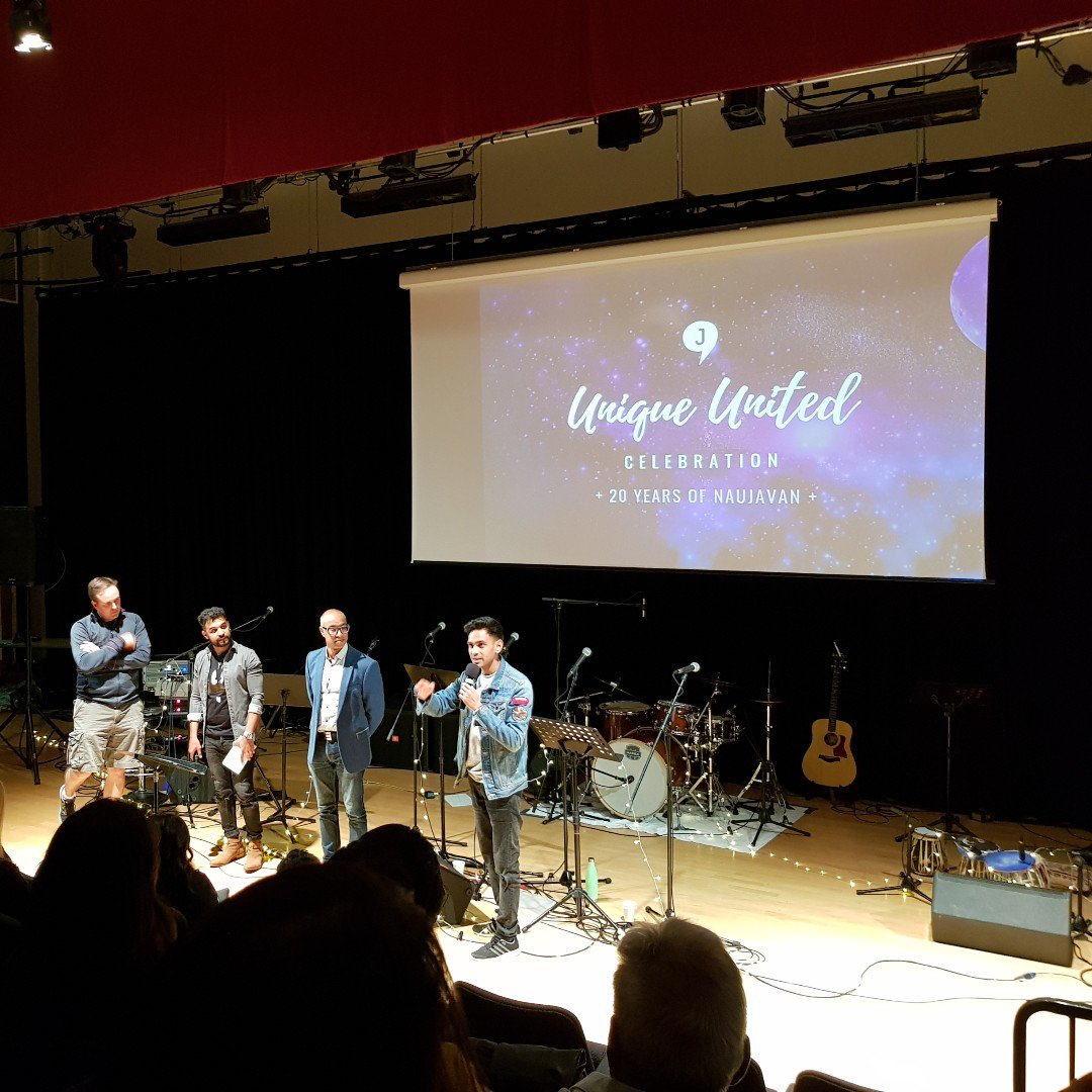 🔙| Throwback to our last event in London, the Naujavan 20 Years Anniversary! We were joined by some very special guests that have supported Naujavan over these few decades and we are so thankful to God for you all! #Blessed #Thankful #UniquelyUnited