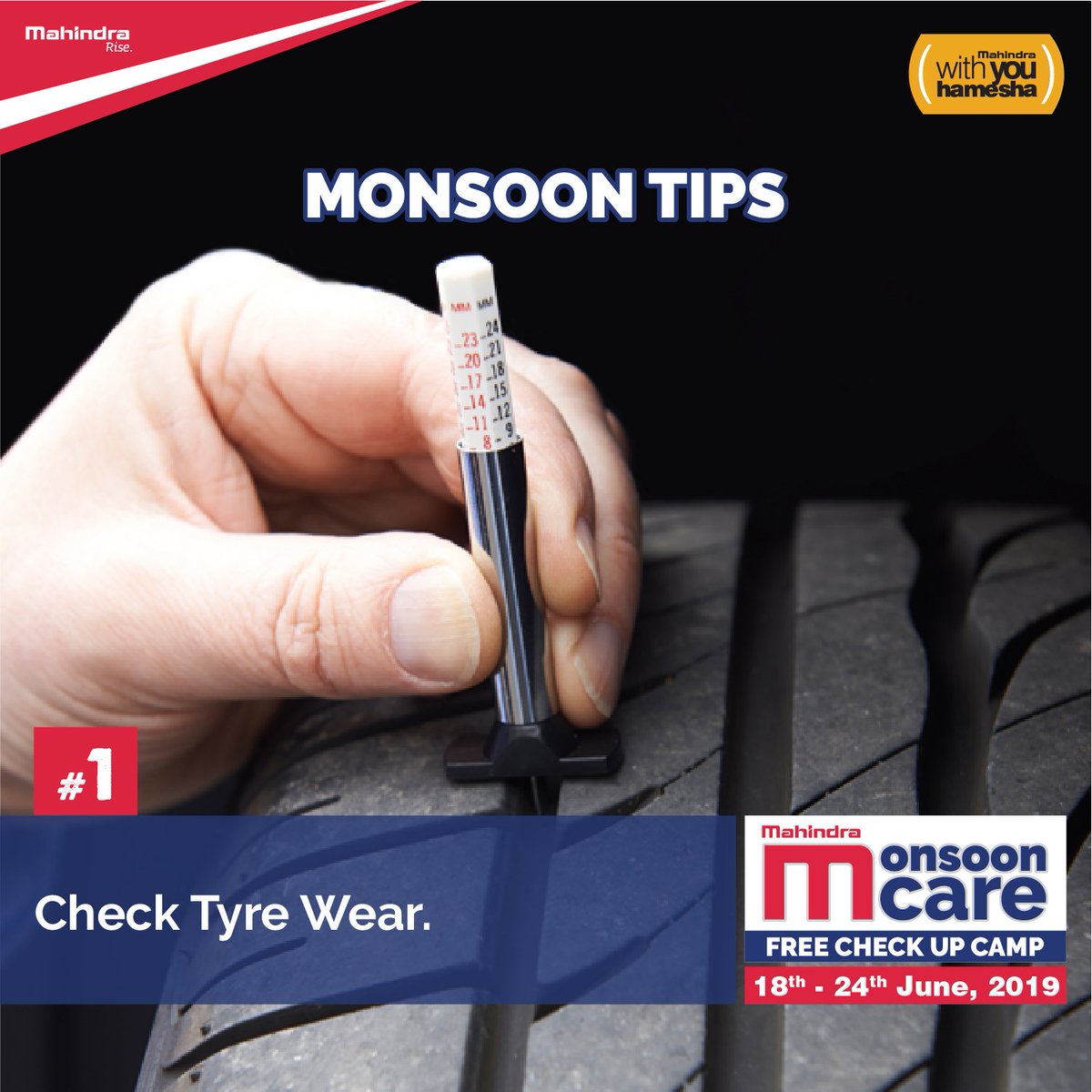 18002096006's tweet photo. Drive Safely this Monsoon. #DriveSafe #MONSOONCARE2019 #WithYouHamesha https://t.co/2J6I7GxTSs
