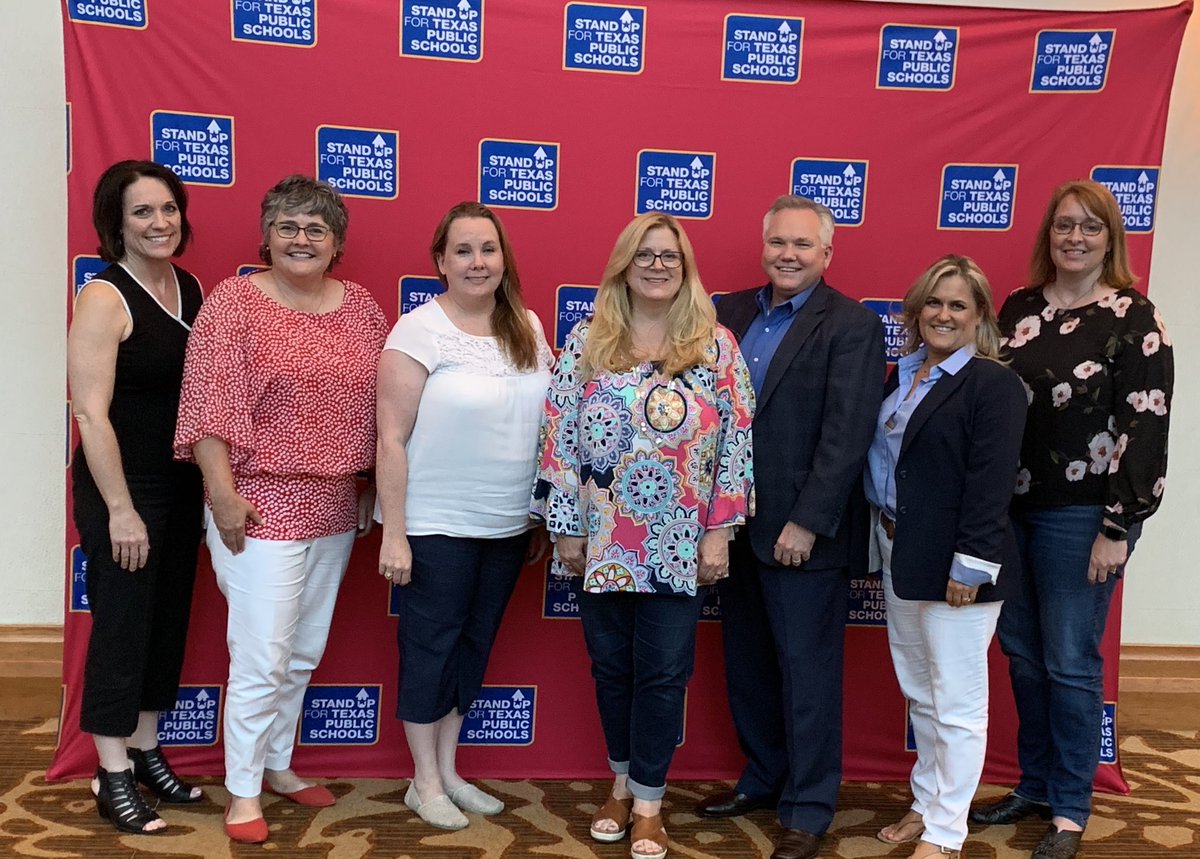 Lewisville ISD Trustees proud to Stand UP for Texas Public Schools. 💯 attendance at TASB SLI this week. #TASBsli19 #Allin4Kids