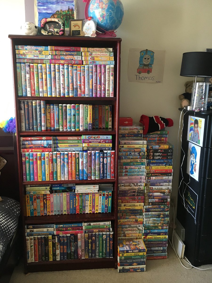 My VHS/DVD/Book Collection