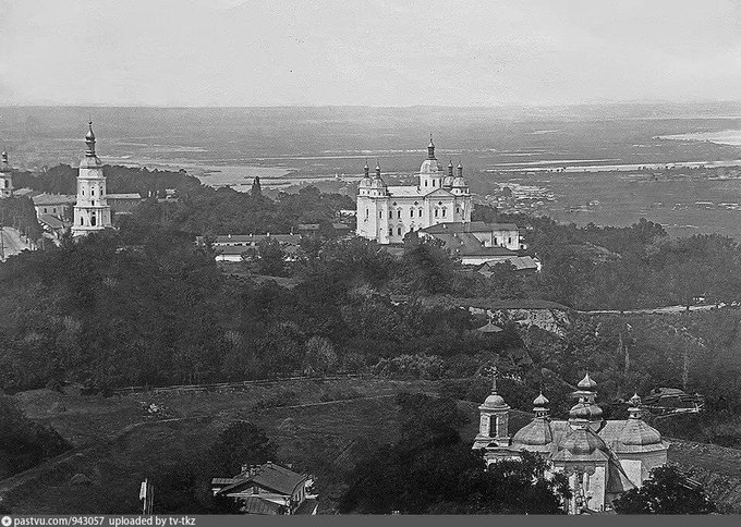 Панорама с лаврской колокольни 1900-е годы.