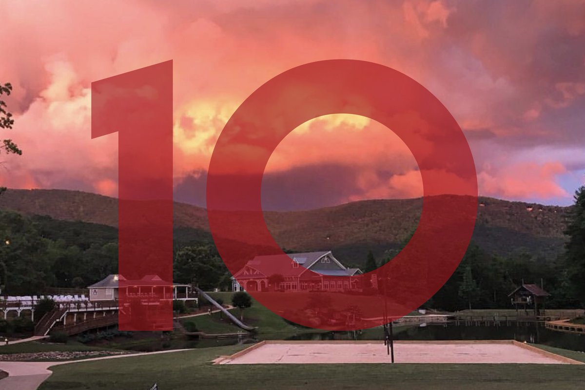 Let the countdown officially begin... TEN days until we head to SharpTop Cove! #letsgo