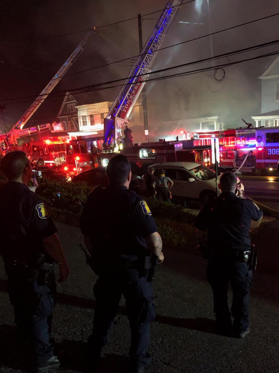 Active fire scene at 700 block Warburton Avenue - please avoid the area. #YonkersPD