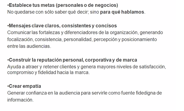 mayec3's tweet photo. Un #vocero debe saber de qué se va hablar y por qué. Además, debe ser consciente que su comunicación es verbal y no verbal. Sus respuestas deben ser estructuradas y concisas, sin embargo deben ser argumentables.
@vmartinezpr #GestiónDePrensa #ComunicaciónEstratégica #Remucorg https://t.co/9e8jglIdIy