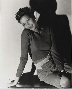 shortyblueyes5's tweet photo. Jeni Le Gon danced with Fred Astaire and Bill "Bojangles" Robinson, becoming the first African-American woman to do so on screen. #Dancer #TCMParty #FoolsForScandal https://t.co/QAHAMPCdT8