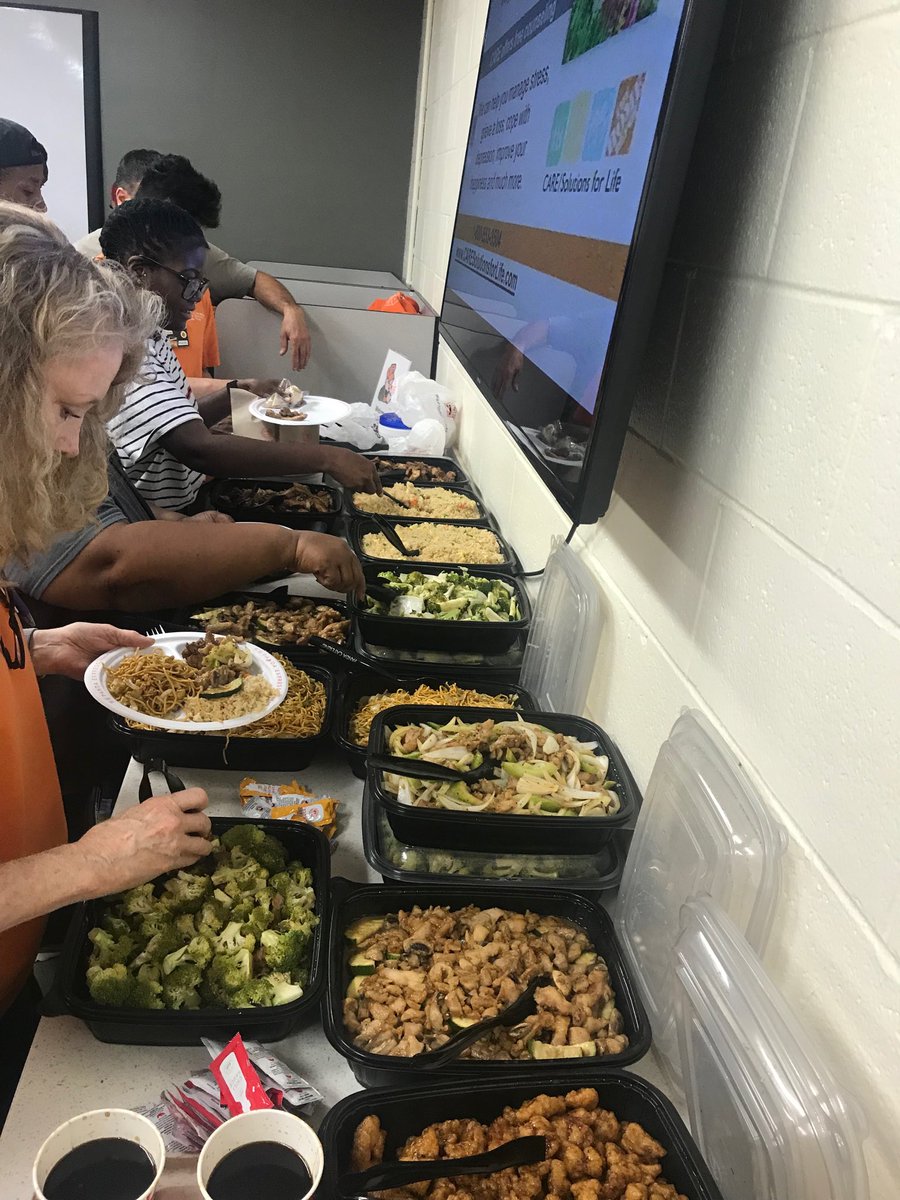 (DM) Daniel Opene spending late night celebrating our Met and Freight Team associates at 0121. Awesome job Daniel bringing in catering services for this amazing group. #0121