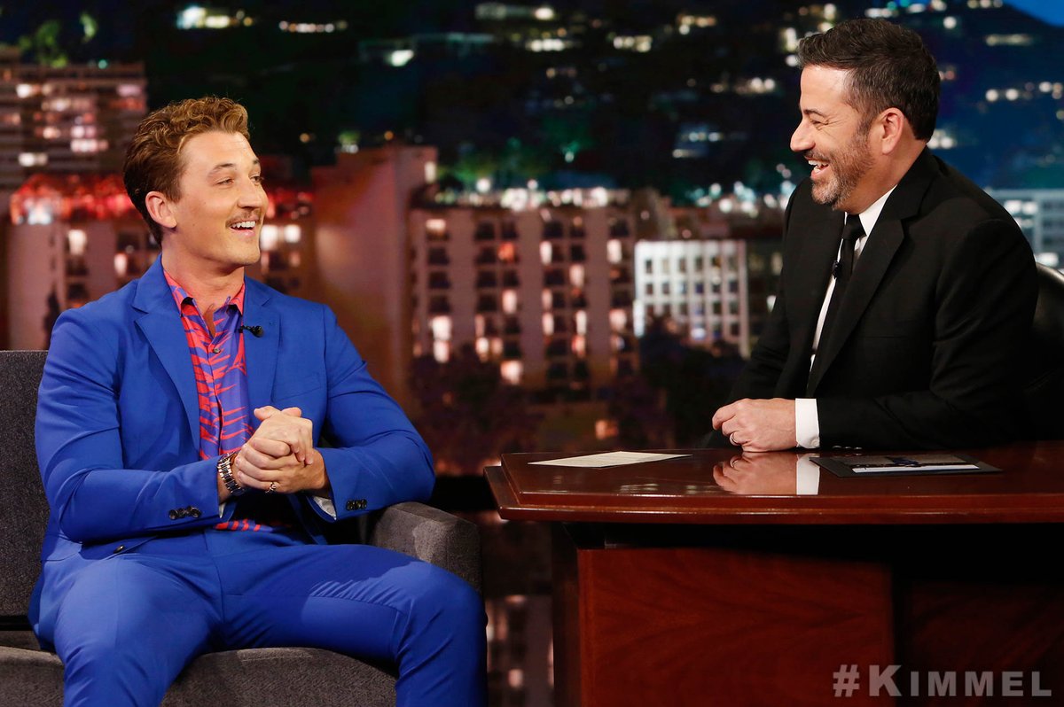 JimmyKimmelLive's tweet photo. .@Miles_Teller!🌴#TOTDY https://t.co/XVGSfe4mnH
