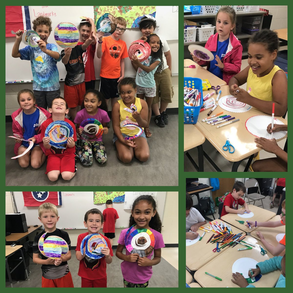 TAandFSummerEd's tweet photo. The Middles made ποΈβοΈsnakes π DYK, there are 23 species of snakes found in the Great Smoky Mountains National Park? #TheMiddles #WeMadeThis #Sssssssssss #SnakesInAClassroom #WhatCanYouMakeWithAPaperPlate #Clever https://t.co/Ide1hYE1gk
