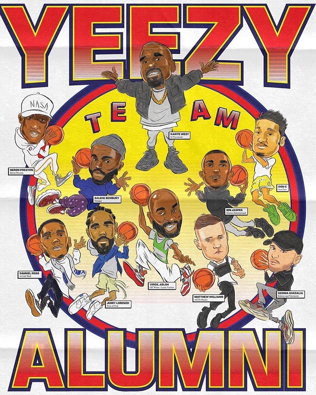 yeezy alumni shirt