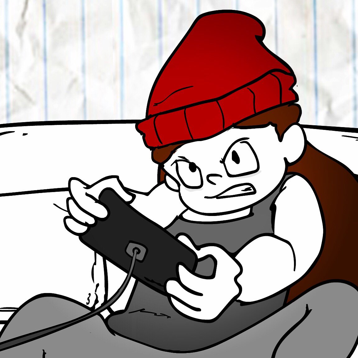 eLL_cartoons's tweet photo. Late night video games. 👾 
#Sneakpeek #eLLcartoons #bio! https://t.co/odntSA2Y3y