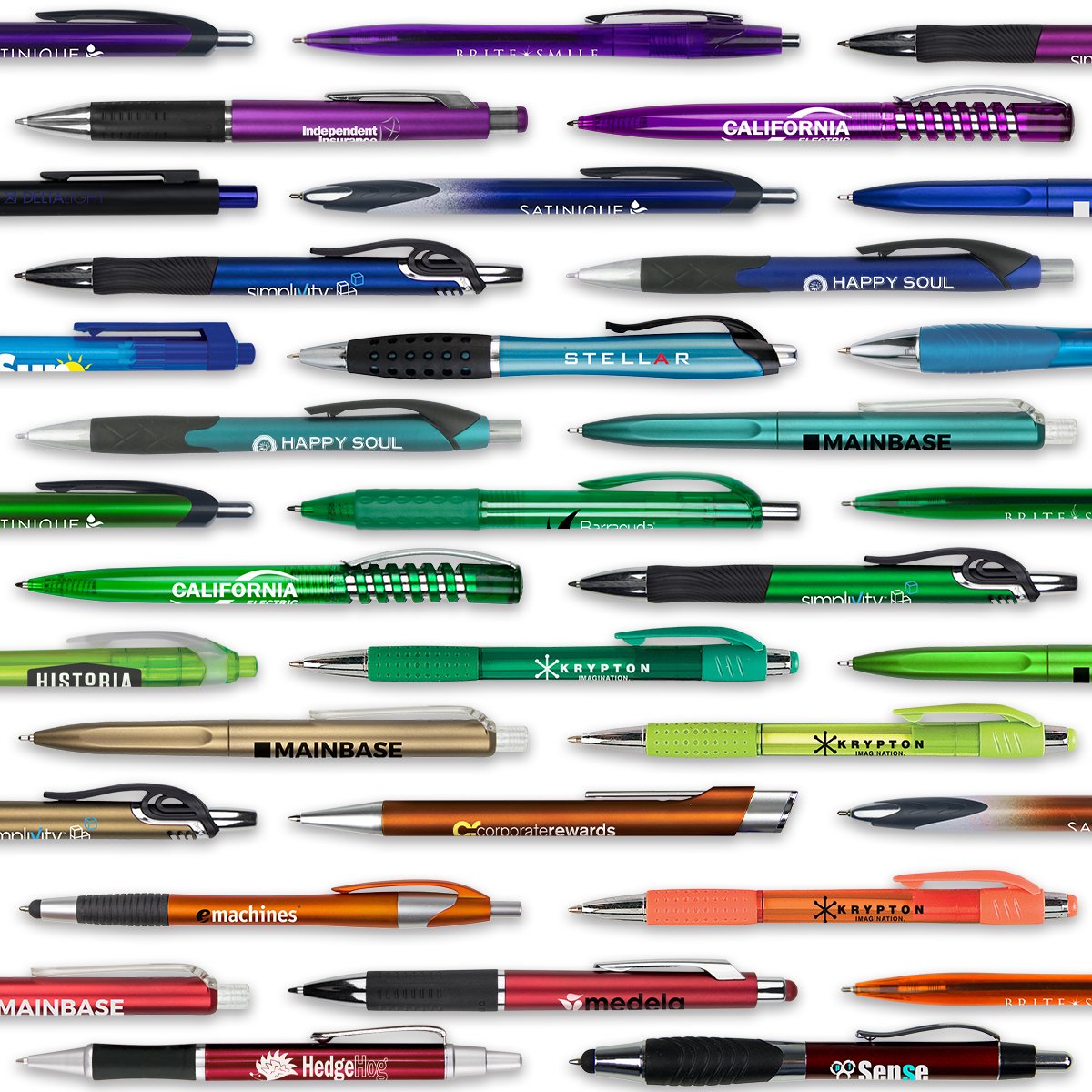 promotesource's tweet photo. We sell pens. Lots of pens, in lots of colors. These cool pens have the lowest cost per impression in the promo industry. Put them to work for your brand today.
#writinginstruments
#pens
#writing
#promopens
#promoproducts
#yourlogohere
#branding
#promotesource
#promospecials https://t.co/aGr1YKQAC4
