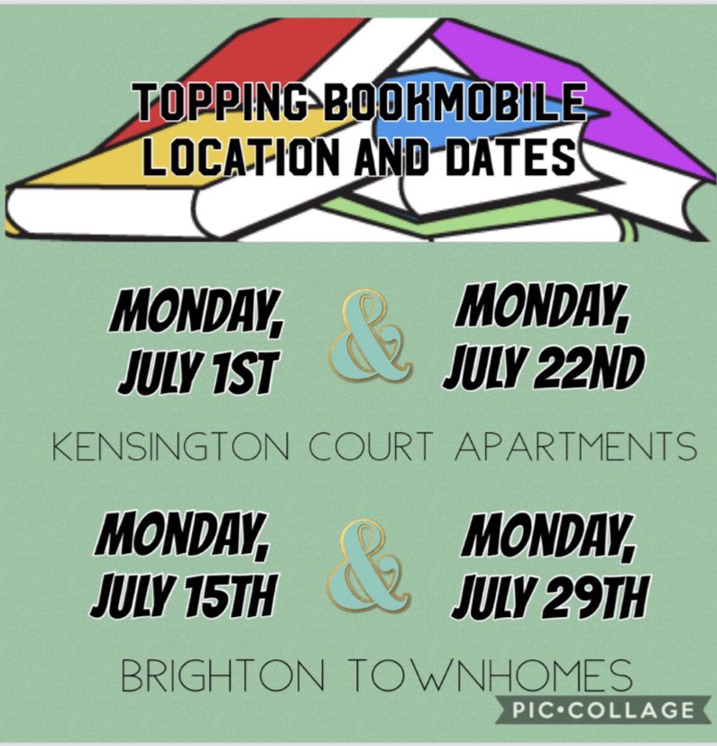 Topping Bulldogs, join us for one of these events this summer. ToppingBulldogs