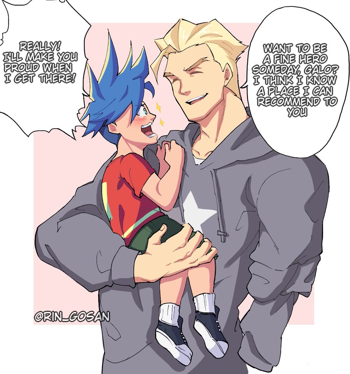 #プロメア #クレイ・フォーサイト
#ガロ・ティモス  #Promare #KrayForesight #GaloThymos

I wanted to draw them like father and son ?❤ 