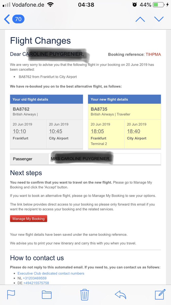 British_airways how many times can you cancel a flight from Frankfurt to London in 24h! Second time now