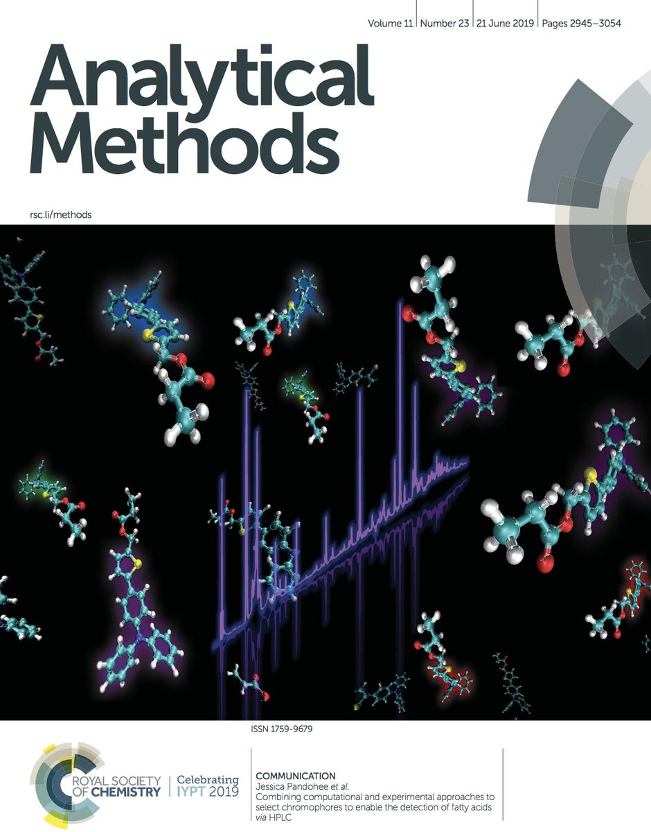 Dr_Oli_Jones's tweet photo. We got a cover! Great work with @jesspndh @AProf_MSpencer @ChiverDownUnder &amp; Dr Rob Rees (@Data61news) looking at how to use computational chemistry to predict experimental outcomes in #HPLC. Well done team. Paper at https://t.co/3QDpSf5mNa #ozchem #chromatography @ResearchRMIT https://t.co/B8e1PbOz7y