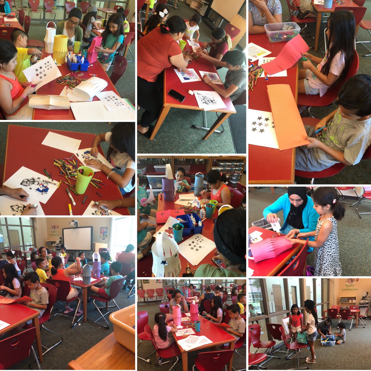 an_nguyen2's tweet photo. Today at our summer reading program we made 4th of July lanterns! @ShadowOaksOwls #homeandschoolconnection https://t.co/HNAWvOv1qI