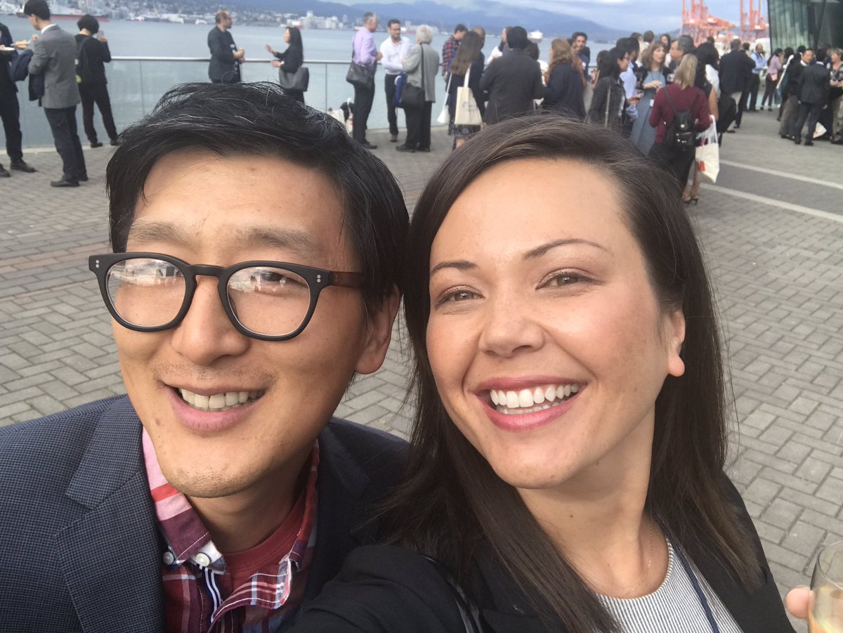 embreelab's tweet photo. Congratulations to Dr Angela Ruscitto @DentalResearch Hatton Award Finalist. Ran into @donaldLchi meditating on the Vancouver Harbour. @donaldLchi #IADR2019 https://t.co/D3BPvmfbew