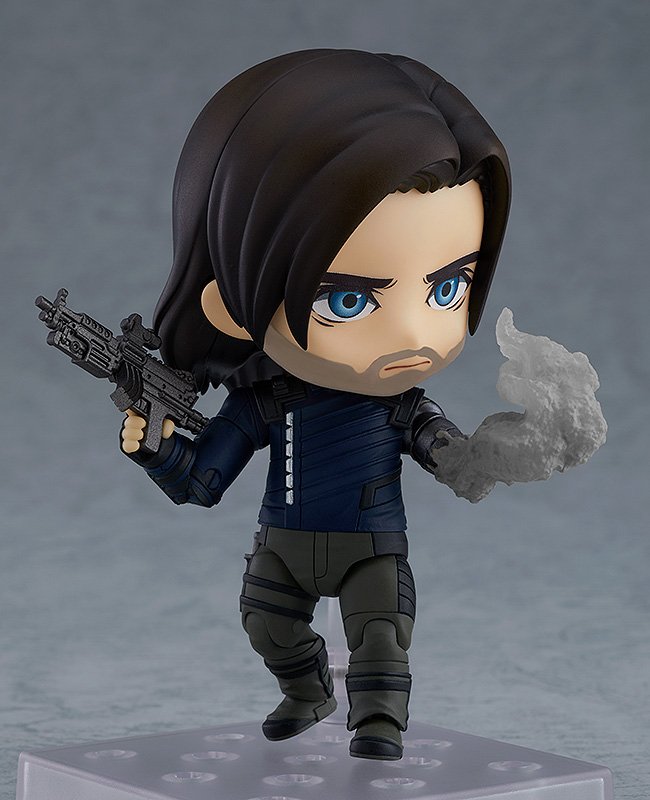 GoodSmile_US's tweet photo. From #Avengers: Infinity War comes a fully articulated #Nendoroid action figure of the Winter Soldier! Accessories include a miniature figure of Rocket Raccoon to recreate the scene of them fighting together! Pre-order today in the following link: https://t.co/AloPeFmVOz https://t.co/v2xfCaFlr5
