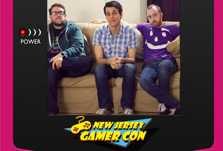 NJGAMERCON's tweet photo. To continue or not to continue...that is the question! Luckily the comedic trio of Paul Ritchey, Nick Murphy, and Josh Henderson  from the Philadelphia-based weekly web show @ContinueShow are coming to #NJGamerCon this July to answer! 

🎫: https://t.co/JuJqTqrd3y

#continueshow https://t.co/2sByVlGPVi