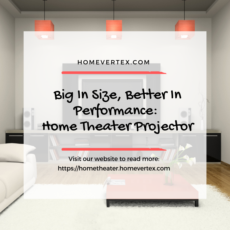 homevertex's tweet photo. Big In Size, Better In Performance: Home Theater Projector

Visit our website to read more info on home theater projector:
https://t.co/2o0XmlkDdV

#homevertex #hometheater #hometheaterprojector https://t.co/YX4NtUeJgH
