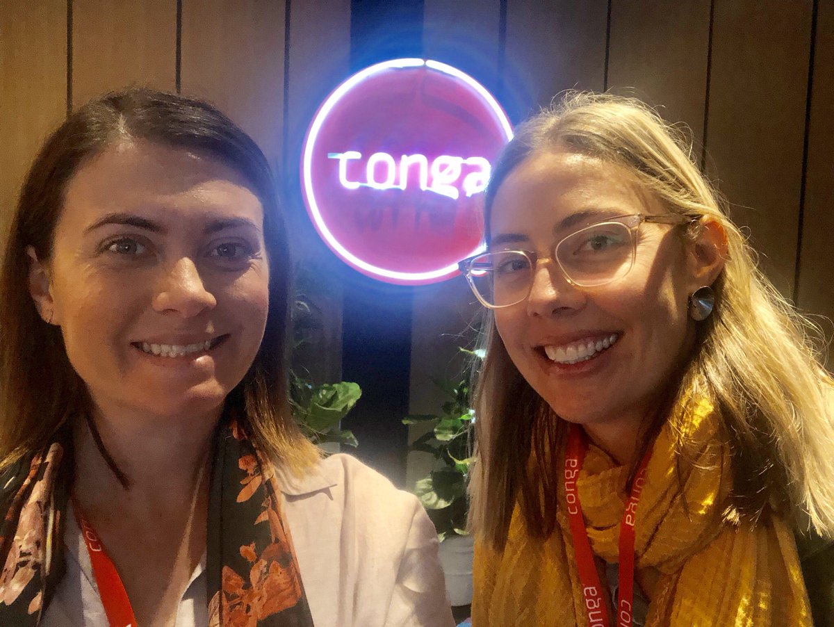 Quick trip to Sydney with Keita Jenke for <a href="/getconga/">Conga</a> Connect! Making the speakers nervous with some hairy questions, and learning more about digital document transformation 🤓 #DDX #congaconnect