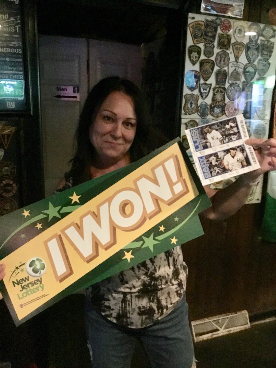 NeaonQuickDraw1's tweet photo. Congratulations to our #101DaysOfSummer Day 27 winner from our Quick Draw event at the Knotty Pine Pub, Wharton! This lucky winner scored a pair of NY Yankees tickets! #NJLottery https://t.co/uDxQwGdFyT