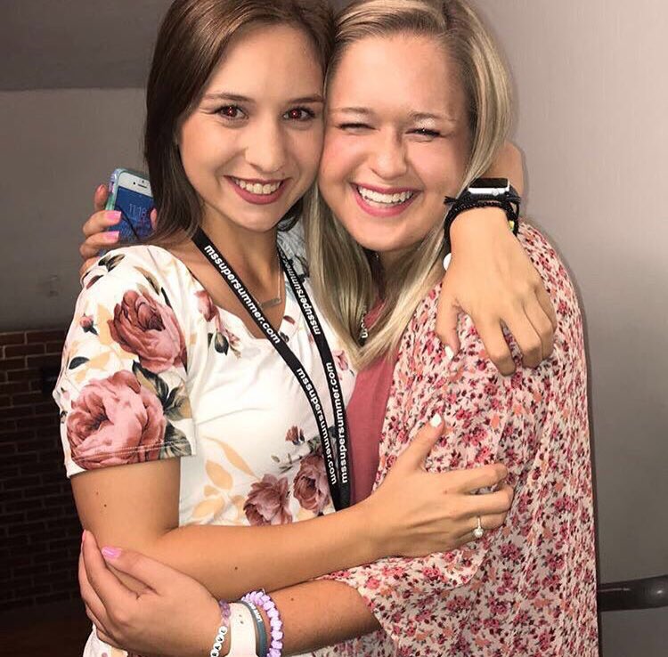sacaroline29's tweet photo. when we just bugged the snot out of @mssupersummer so much over the course of last year that they gave in and put us in the same dorm building and small group again. #FavoritePlace #FavoriteFriend https://t.co/vgfHtiEbdu