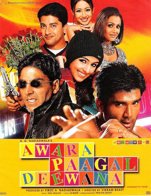 🎉🎉 Celebrating 17 Years Of #AwaraPaagalDeewana 🎊🎊
Release 20 June 2002
@akshaykumar @SirPareshRawal @SunielVShetty @AftabShivdasani 
🎈🎈🎈🎈🎈🎈🎈🎈🎈🎈🎈
#17YearsOfAwaraPagalDeewana
#AkshayKumar #SunielShetty