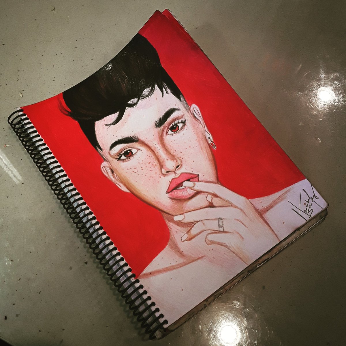 SanchezHannibal's tweet photo. @jamescharles I'm 27 and I think you're cool af. That's why I drew you 😜 https://t.co/bD86PLx335