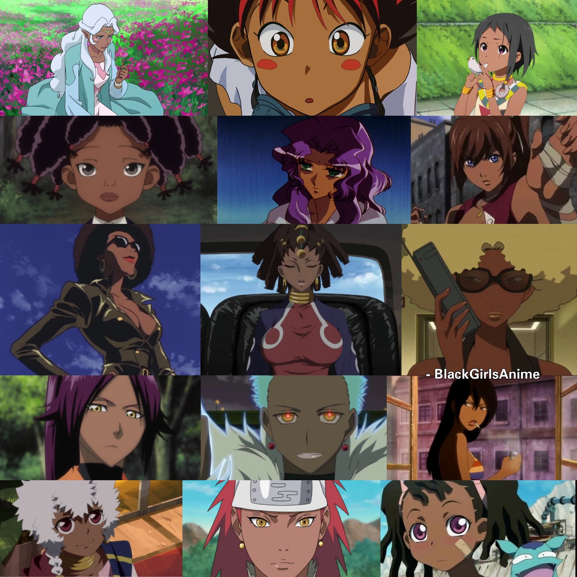 15 popular black female anime characters that you must know - YEN.COM.GH