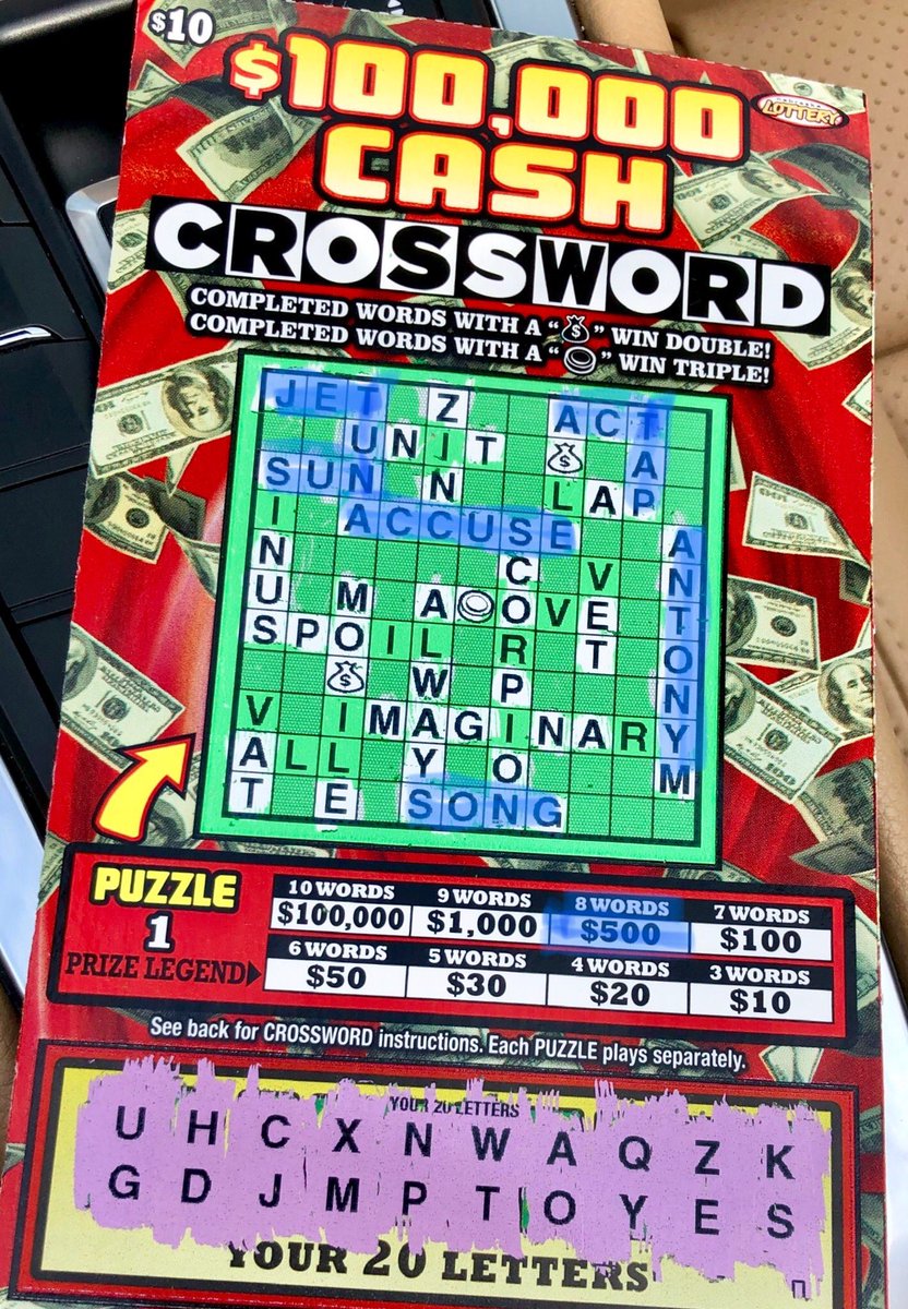 WagyuTami's tweet photo. O Happy Day!!  💰💰  #WINNER #NELottery #ScratchOffTicketAddict https://t.co/vUput7yBy9