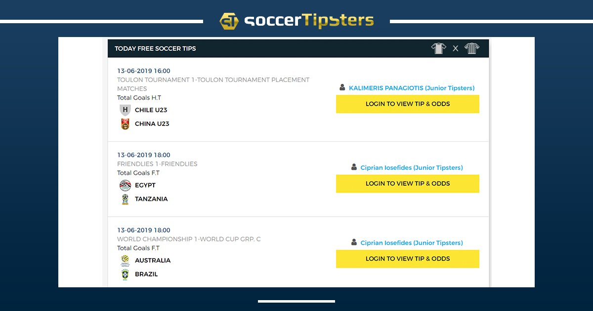 SoccerTipsters8's tweet image. #freesoccertips #todaysoccertips
👋 Come To Redeem Today&apos;s Free Soccer Tips. 

👉 Click On This Link For More Info:  #soccertips #soccertipsters #soccerbetting soccertipsters.com/today-freetips…
