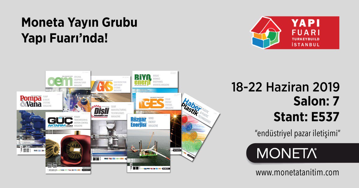 gksdergisi's tweet photo. 42. Yapı Fuarı - Turkeybuild tüm hızıyla sürüyor! 7. Salon, E537 numaralı standımıza uğrayarak fuar özel sayımızı edinebilirsiniz.
#Turkeybuild2019 #YapıFuarı2019 #YapiFuari #GüneştenKorumaSistemleri #GölgelendirmeSistemleri #CepheGölgelendirme #GeçişSistemleri #Kapı https://t.co/W1Oi1aQaA6