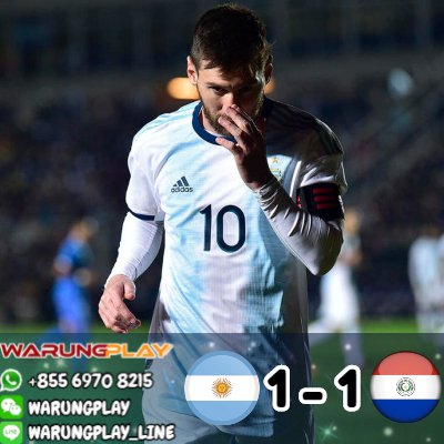 PlayWarung's tweet photo. https://t.co/4FsnvJ4NC8

#beritabola #infobola #kabarbola #bursatransfer #agenjudibola #judibolaonline #situsjudibola #agensbobet #sbobetindonesia #warungplay #argentina #paraguay #copaamerica2019 https://t.co/hlm8fGxRsn